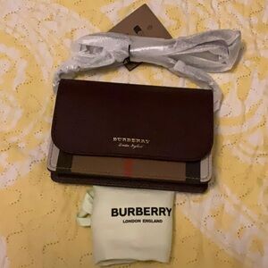 NWT Burberry Hampshire crossbody.